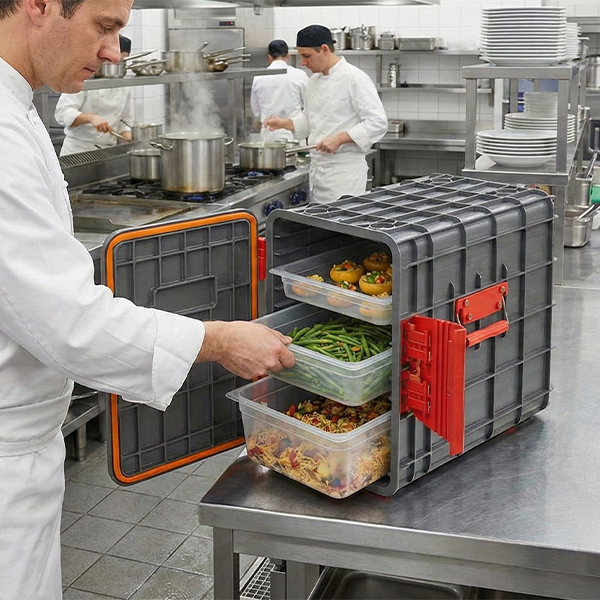 Conteneur isotherme  pour bac GN 1/1 - 41 x 59 x 59 cm